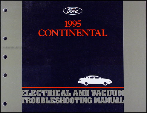1995 Lincoln Continental Electrical and Vacuum Troubleshooting Manual