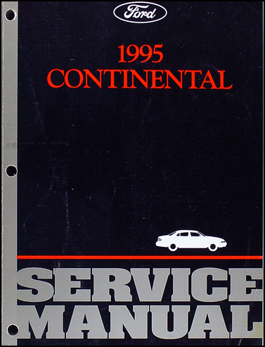 1995 Lincoln Continental Shop Manual Original 