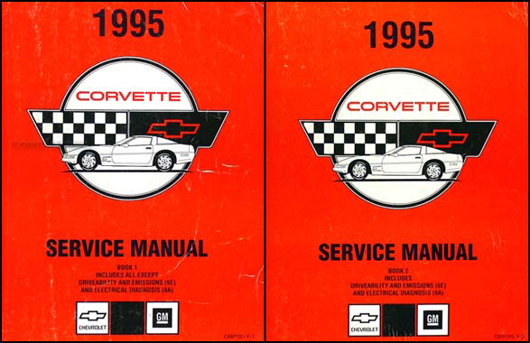 1995 Corvette Shop Manual Original, all models including ZR-1