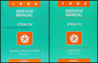 1995 Dodge Stealth Shop Manual Original Set 95 including RT & Turbo