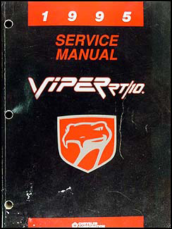1995 Viper RT/10 Repair Manual Original 