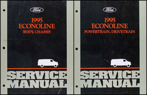 1995 Ford Econoline Van and Club Wagon Repair Shop Manual Set Original