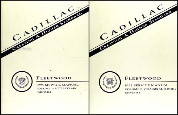 1995 Cadillac Fleetwood & Brougham Shop Manual Original Set