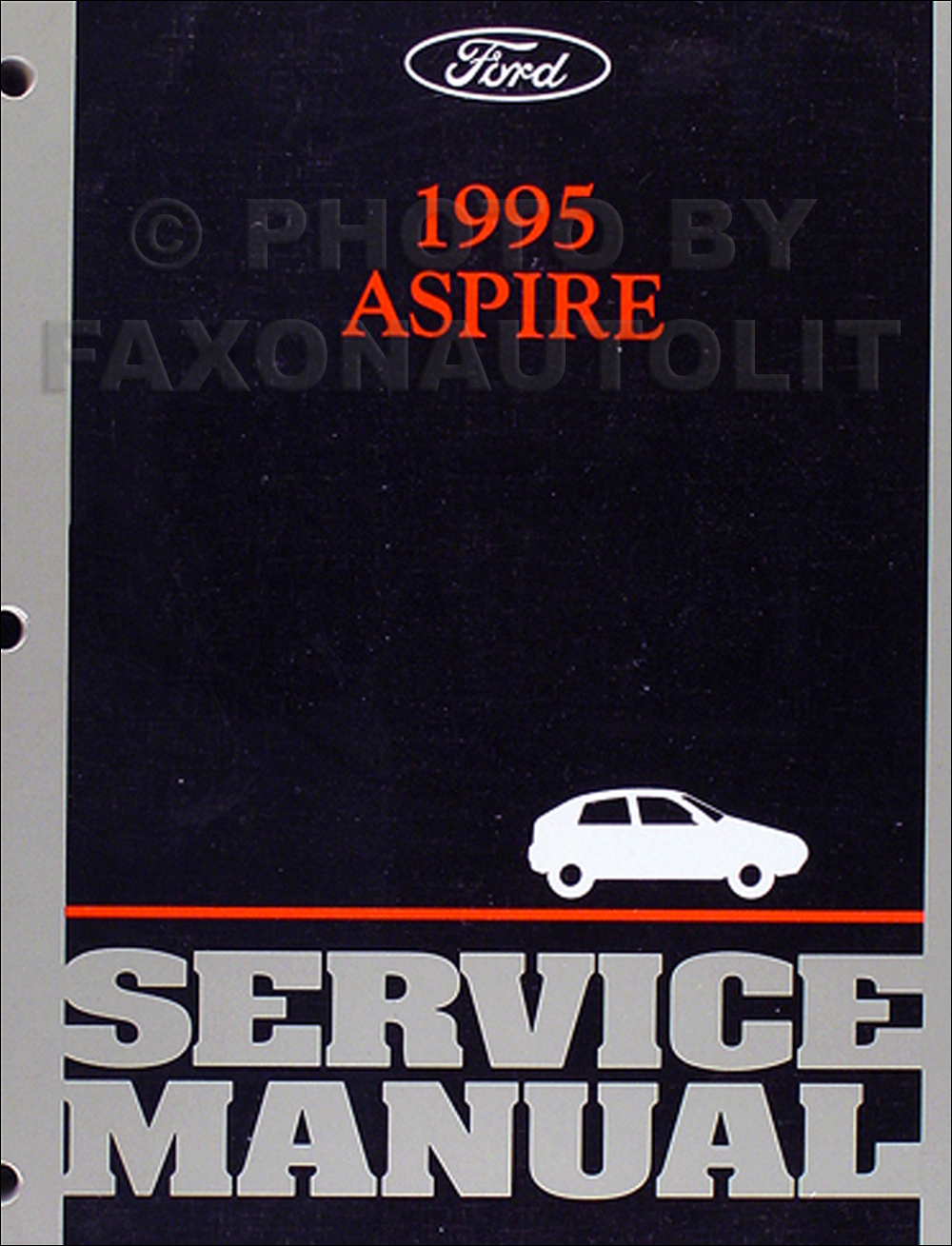 1995 Ford Aspire Shop Manual Original