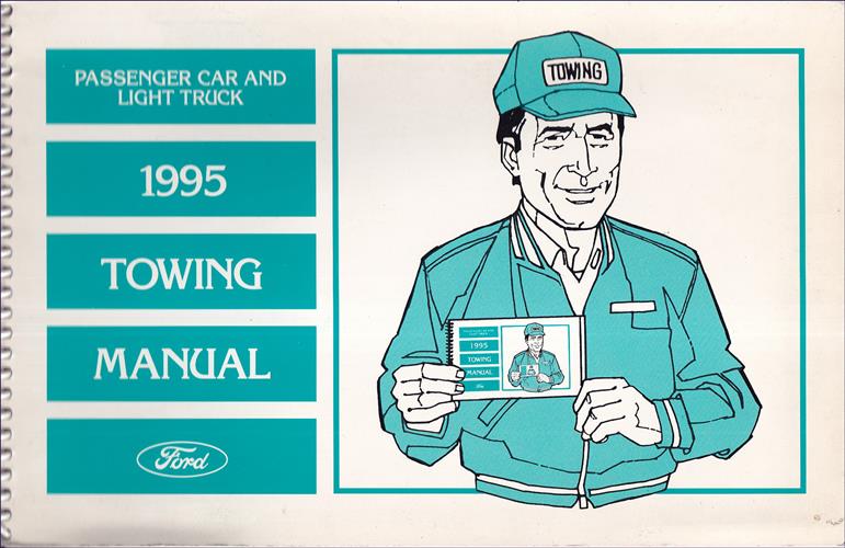 1995 Ford Car and Truck Towing Manual Original