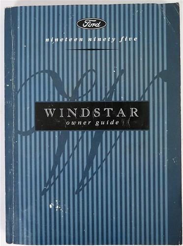 1995 Ford Windstar Owner's Manual Original