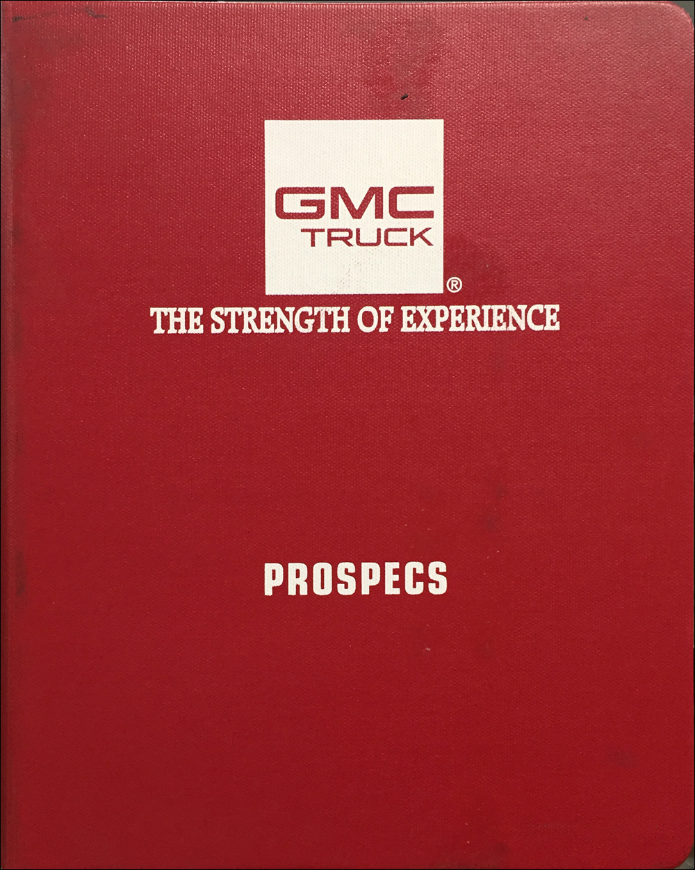 1995 GMC Topkick, P6, Chevy Kodiak Prospec Dealer Album Original