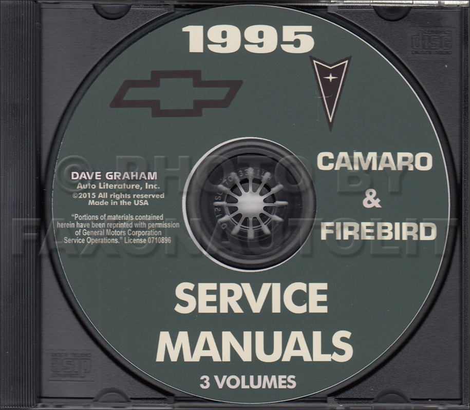 1997 Chevrolet Camaro Pontiac Firebird Repair Shop Manual CD