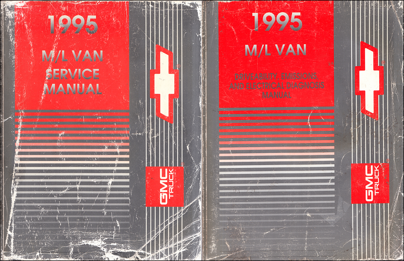1995 Chevrolet Astro Van and GMC Safari Shop Manual Original Set
