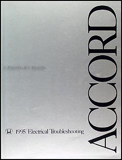 1995 Honda Accord Electrical Troubleshooting Manual Original
