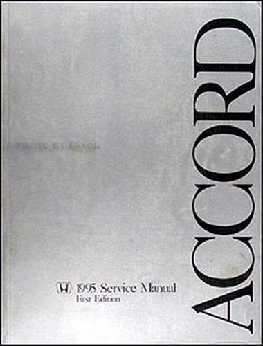 1995 Honda Accord Repair Manual Original 
