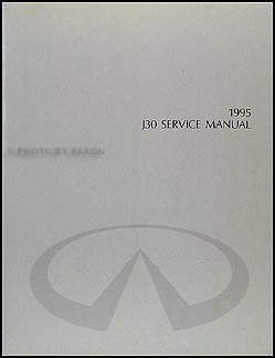 1995 Infiniti J30 Repair Manual Original 
