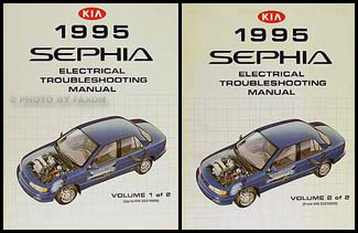1995 Kia Sephia Wiring Diagram Manual Original