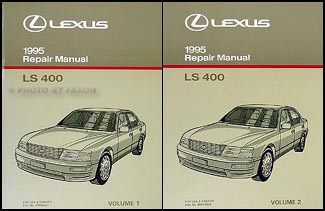 1995 Lexus LS 400 Repair Manual Original 2 Volume Set