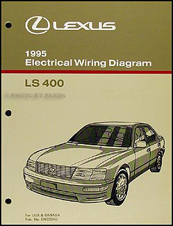 1995 Lexus LS 400 Wiring Diagram Manual Original