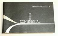 1995 Lincoln Continental Owner's Manual Original