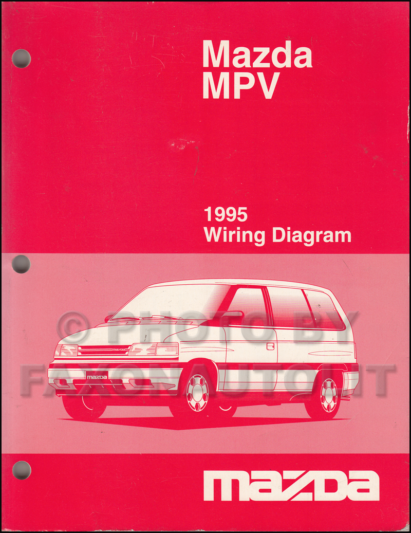 1995 Mazda MPV Wiring Diagram Manual Original