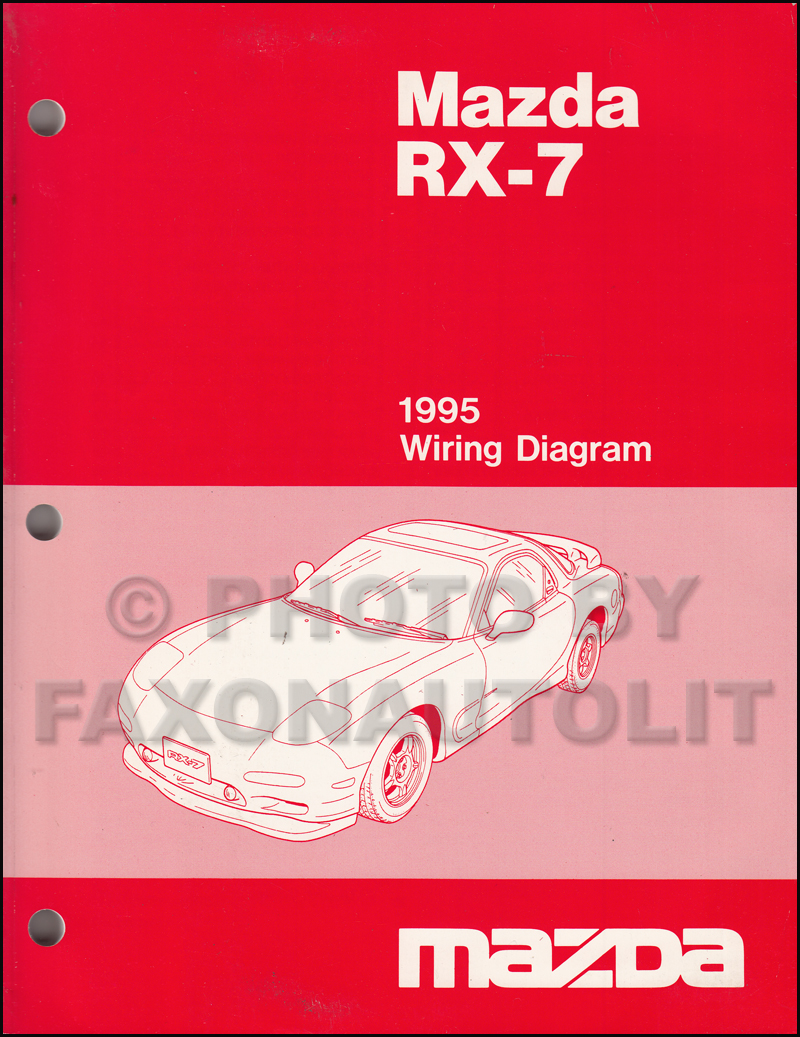 1995 Mazda RX-7 Wiring Diagram Manual Original RX7