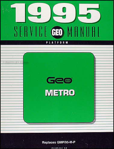 1995 Geo Metro Shop Manual Original