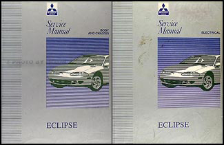 1995 Mitsubishi Eclipse Repair Manual Set Original