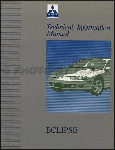 1995 Mitsubishi Eclipse Technical Information Manual Original