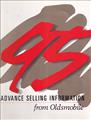 1995 Oldsmobile Advance Selling Dealer Album Original