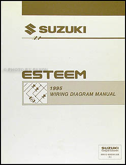 1995 Suzuki Esteem Wiring Diagram Manual Original