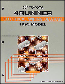 1995 Toyota 4Runner Wiring Diagram Manual Original
