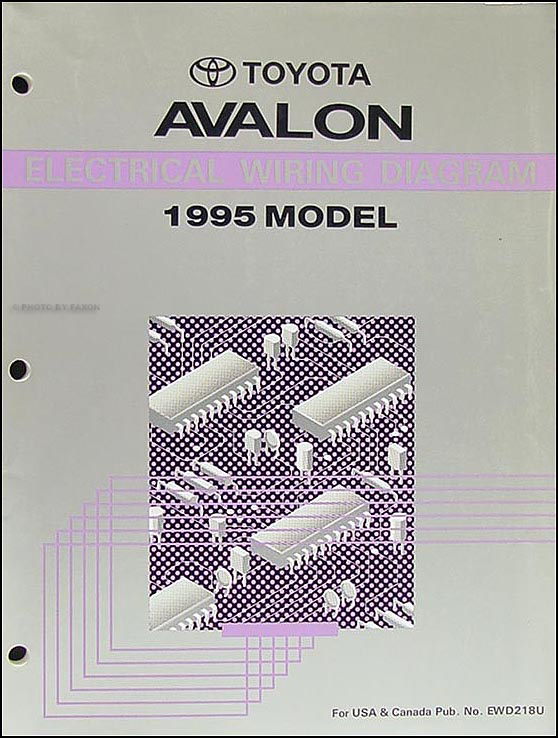 1995 Toyota Avalon Wiring Diagram Manual Original