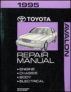 1995 Toyota Avalon Repair Manual Original 