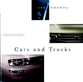 1995 Toyota Original Sales Catalog 