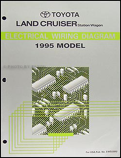 1995 Toyota Land Cruiser Wiring Diagram Manual Original