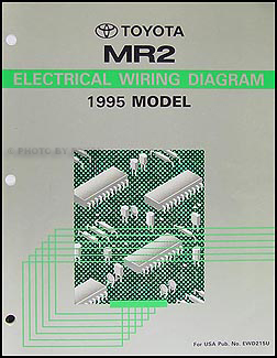 1995 Toyota MR2 Wiring Diagram Manual Original