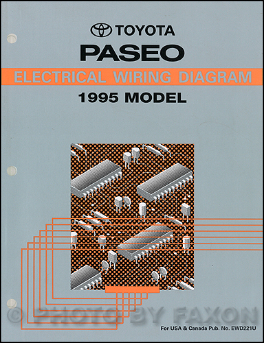 1995 Toyota Paseo Wiring Diagram Manual Original