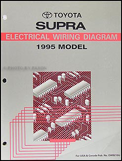 1995 Toyota Supra Wiring Diagram Manual Original