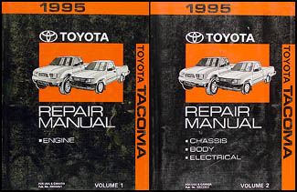 1995 Toyota Tacoma Repair Manual Set Original