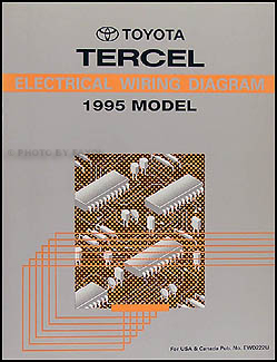 1995 Toyota Tercel Wiring Diagram Manual Original