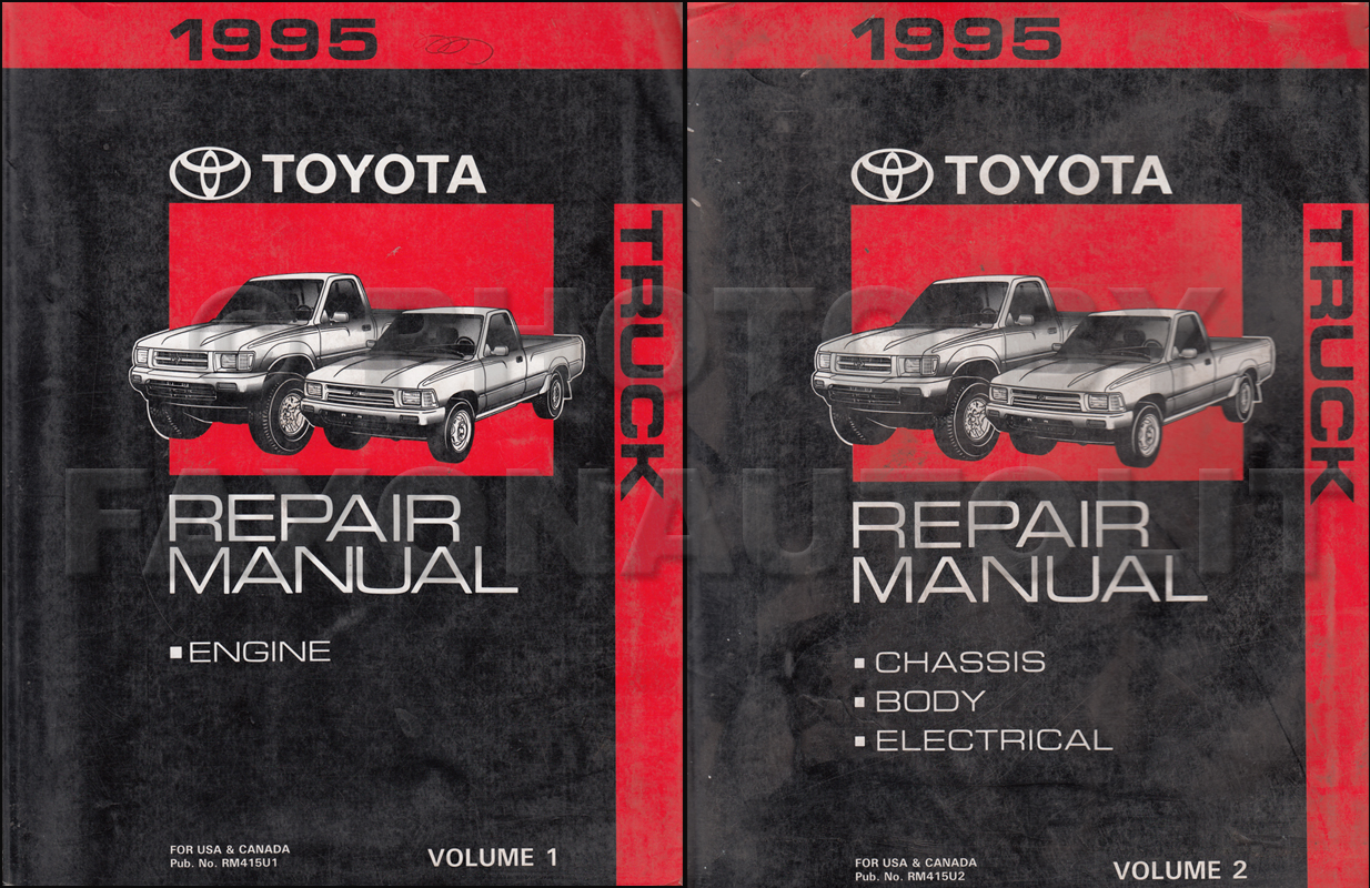 1994 Toyota Truck Repair Manual Set Original