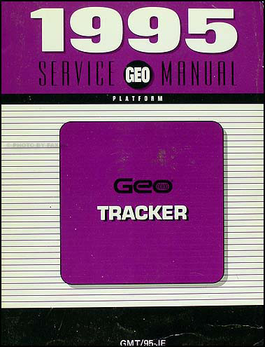 1995 Geo Tracker Shop Manual Original