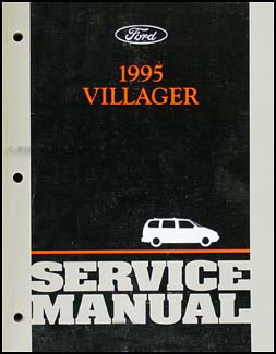 1995 Mercury Villager Repair Manual Original