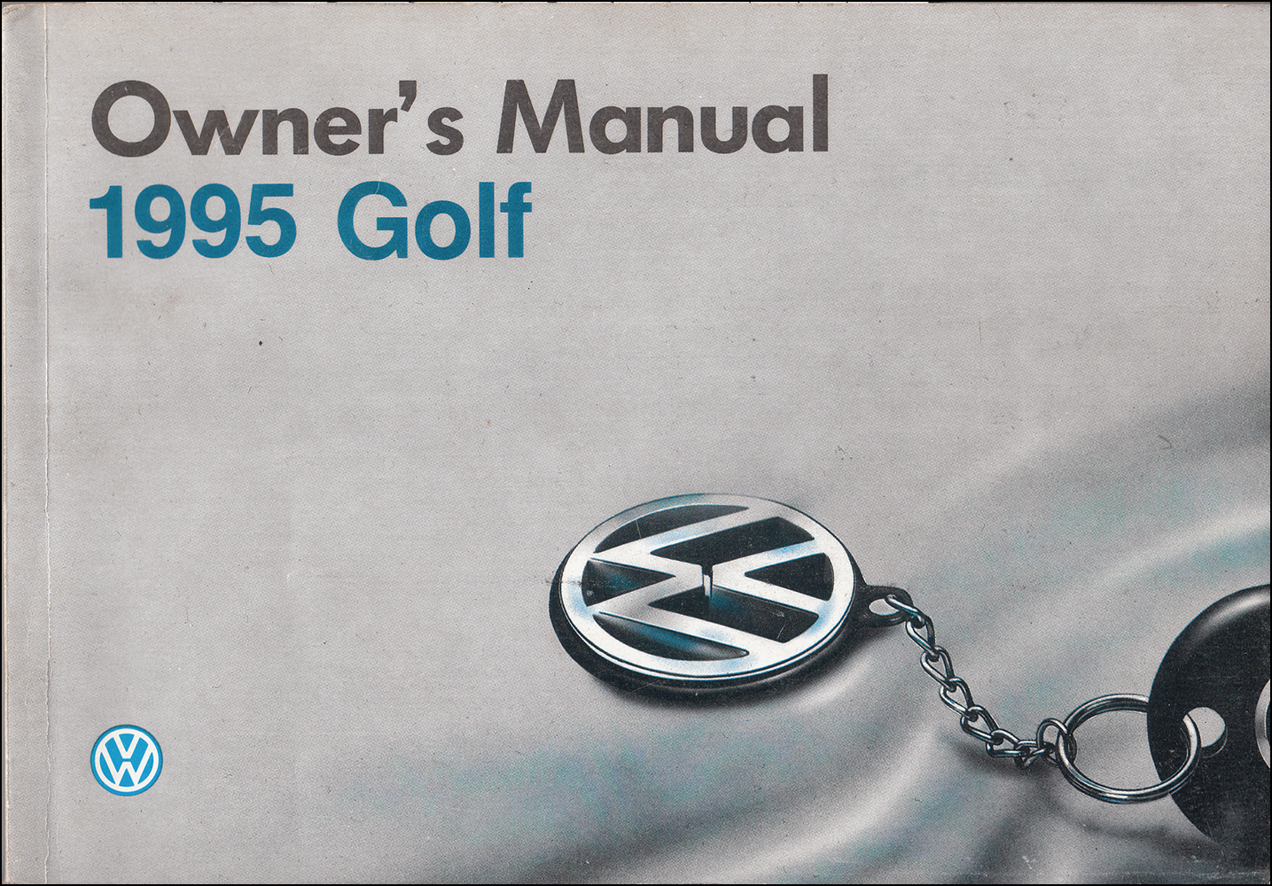1995 Volkswagen Golf Owner's Manual Original
