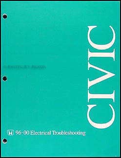 1996-2000 Honda Civic Electrical Troubleshooting Manual Original