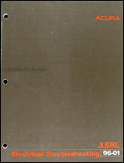 1996-2001 Acura 3.5 RL Electrical Troubleshooting Manual Original