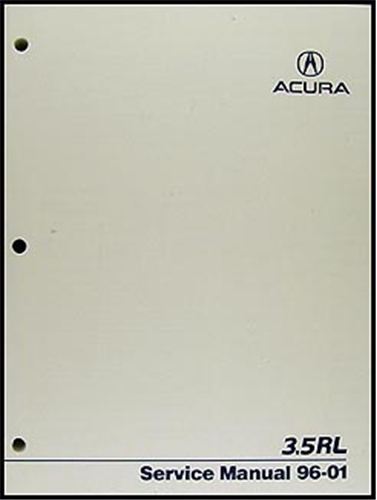 1996-2001 Acura 3.5 RL Shop Manual Original