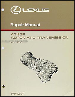 1996-2002 Lexus LX Automatic Transmission Overhaul Manual Original