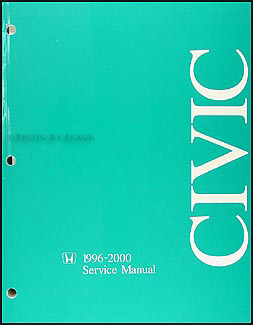 1996-2000 Honda Civic Repair Manual Original 