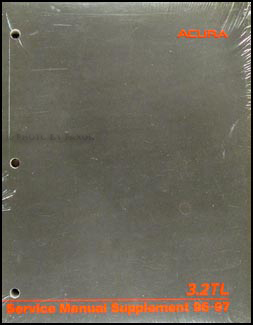 1996-1997 Acura 3.2 TL Repair Manual Supplement Original 