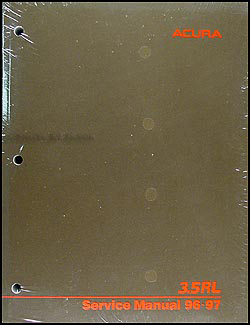 1996-1997 Acura 3.5 RL Shop Manual Original