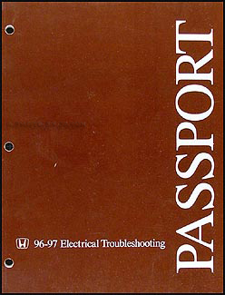 1996-1997 Honda Passport Electrical Troubleshooting Manual Original