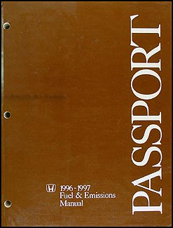1996-1997 Honda Passport Fuel & Emissions Repair Manual Original
